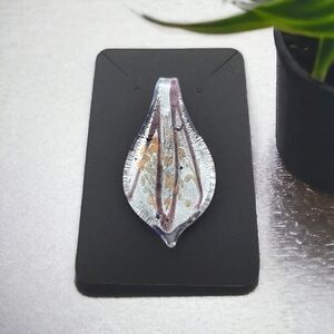 Unique Vintage Art Glass Pendant Accessory